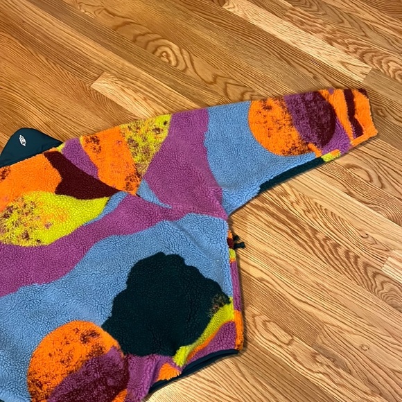 Free People Hit the Slopes Printed Color Block Jacket Size Large NWT - Picture 15 of 15